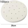 100pcs Steamer Pad Paper Air Fryer Baking Paper Non Stick Silicone Oil Steamer Paper One-Time Use Non-Stick Oil Paper