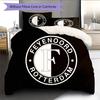 Feyenoord logo  Pattern Bedding Quilt Set Quilt Cover Pillowcase Home Decoration Birthday Gift (1 * duvet cover + 2 * pillowcase, without core)