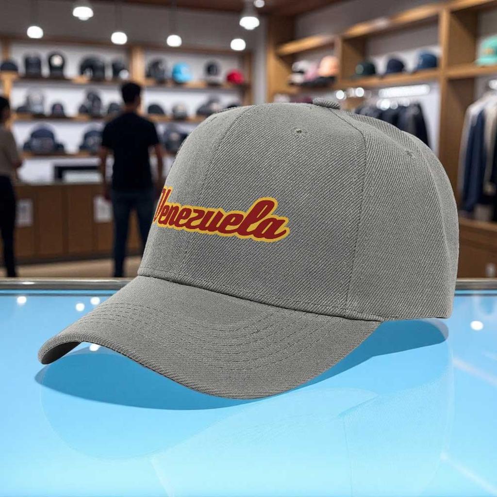 1Pc Men' & Women' Venezuela-Themed Baseball Cap With Vibra Print, Adjustable Hook-And-Loop Peak Hat, Lightweight Suitable
