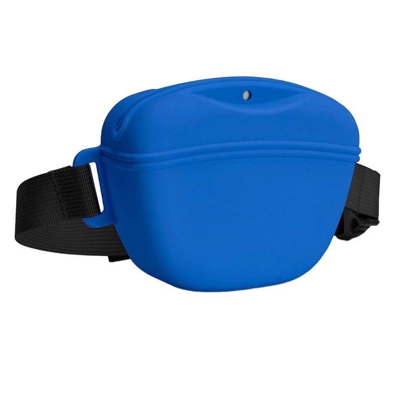 Silicone Pet Treat Bag: Waterproof, Portable Waist Bag for Outdoor Use