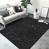 Gothic Skull Skeleton 3D Area Rug for Living Room Bedroom Decor Non Slip Floor Mat with Dark Horror Art Design