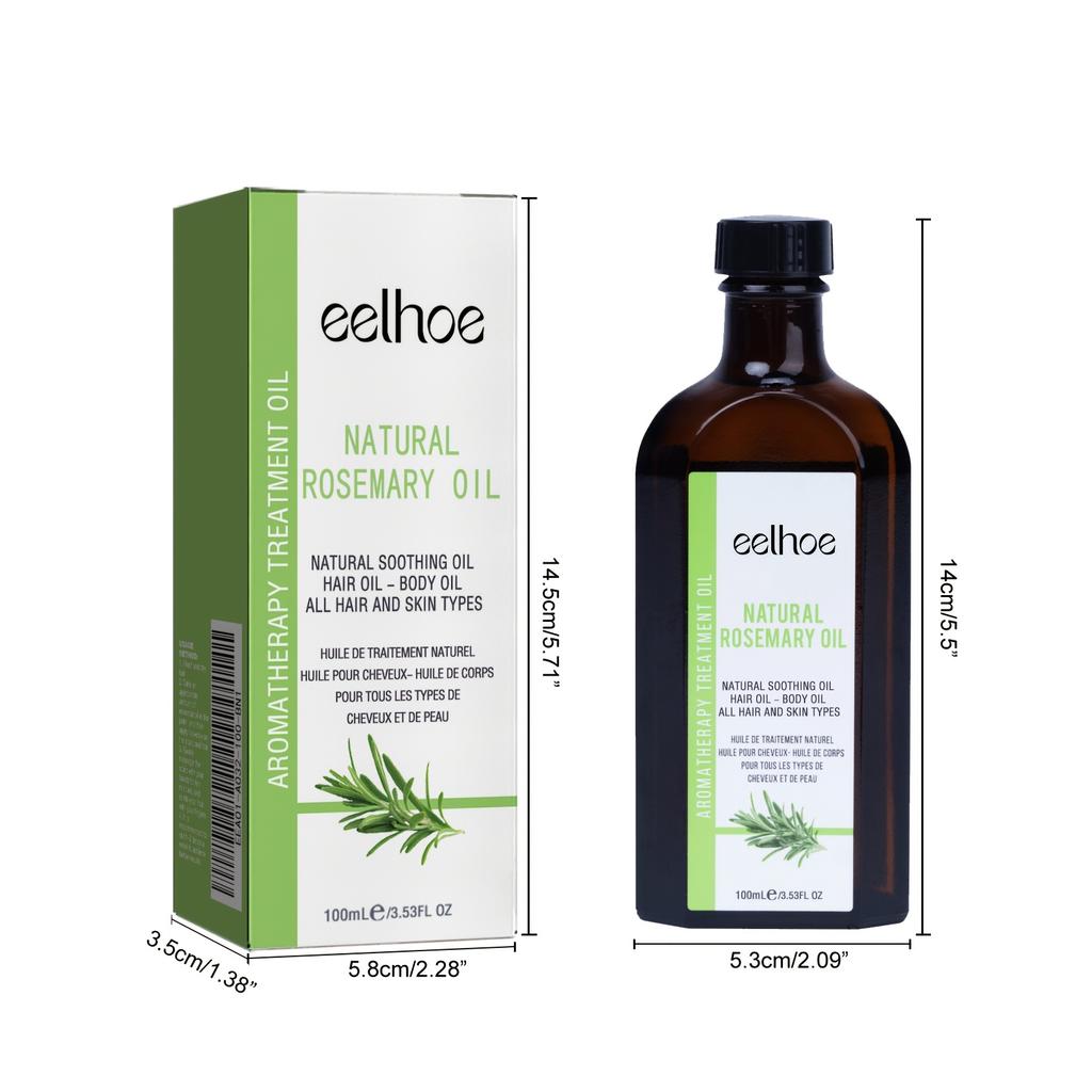 Rosemary Hair Care Essential Oil Prevents Frizz, Provides Long-lasting Smoothness and Fragrance, and Repairs Perming and Dyeing Hair
