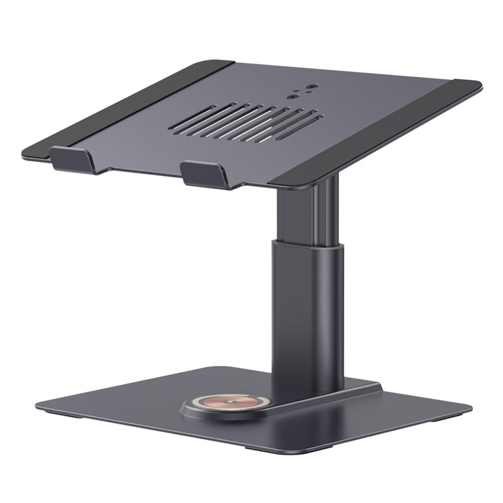 

E8AW Desktop Laptop Bracket Aluminum Alloy Heat Dissipation Stand with Wireless Charging Dock