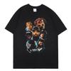Rap Singer Tupac 2pac Hip-hop Streetwear Oversized Sleeve T-shirt 2025 Summer Fashion and WoKids Cotton T-shirt