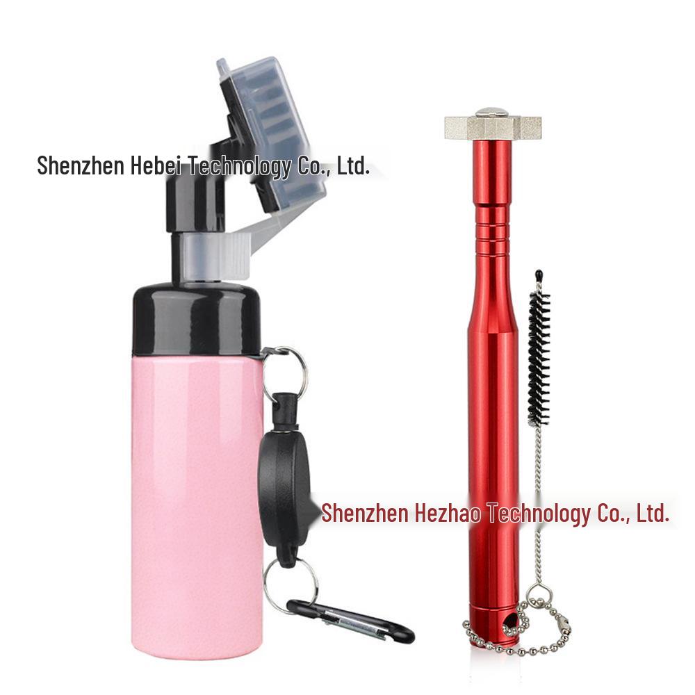 Multifunctional Golf Club & Ball Cleaning Brush with Spray Bottle