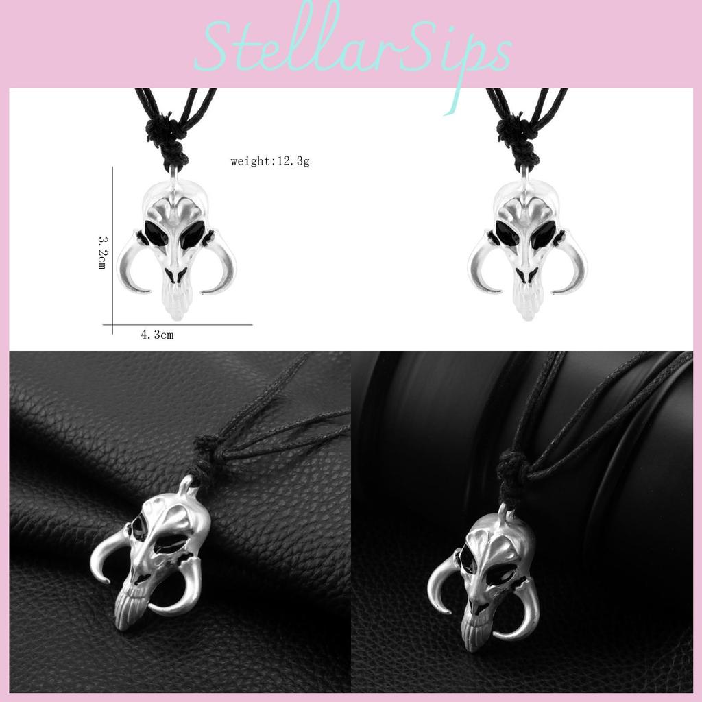 John Carter Mandalorian Pendant Necklace With Alloy Cartoon Character Design For Casual Wear