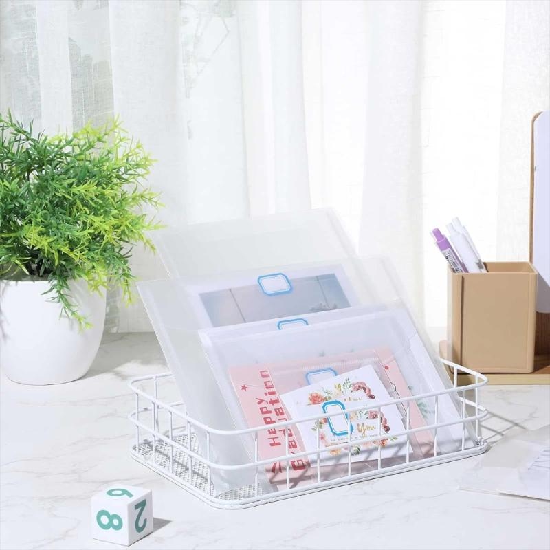 50 Pcs Die Cut Storage Bag Clear Plastic Envelopes Pockets Stamp Storage Pocket Die Cuts Pockets