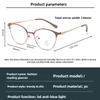 Men'S And Women'S New Luxury High-Definition Farsighted Glasses Neutral New Fashion Cat-Eye Anti-Blue Light Reading Glasses +4.0