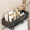 Toilet Shelf Metal Adhesive Space Saving Bathroom Stand Over Toilet Storage Shelves for Home Restroom Kitchen Laundry Room Paper