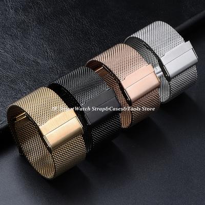 0,6 mm Milanese řemínek 18mm 20mm 22mm 12mm 14mm 16mm 18mm 19mm 21mm 24mm Univerzální nerezový náramek na hodinky pro muže i ženy