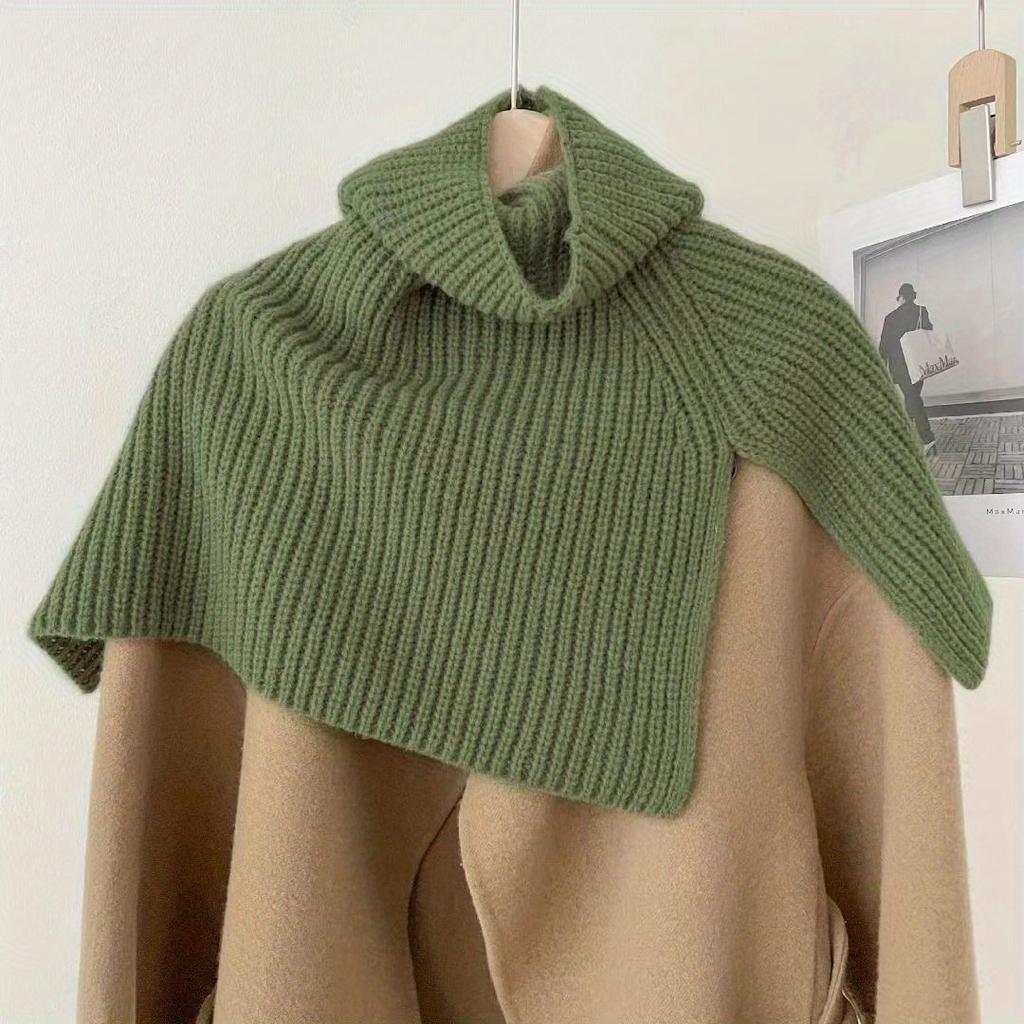Pullover Scarf Turtleneck Furcal Neckercief Winter Women Warm Scarf Solid Color Neck Cover Lady Fashion Neckscarf Shawl