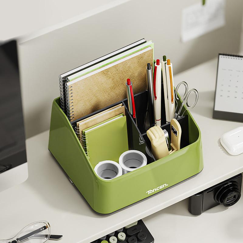 Desktop Storage Box Student Sundries Storage Box Tv Remote Control Phone Mini Abs Stationery Organizer Case Office El Storage