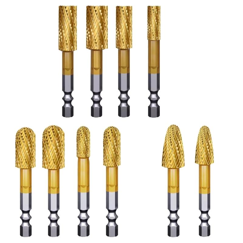 Profession Diamantine Grinding Burrs with 1/8 Inch Shank for Engraving On Hard Materials Home Improvement Craft Projects