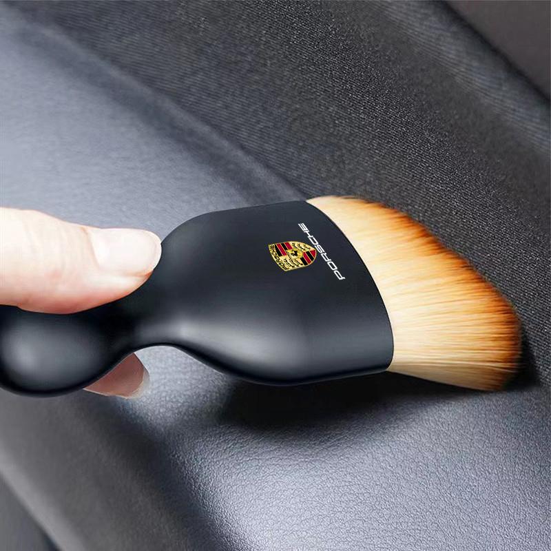 Perie moale pentru curățarea mașinii, Instrument de îndepărtare a prafului, Prosop de spălare din microfibră, velur, lână pentru Porsche Boxster Cayman Cayenne 911 Macan