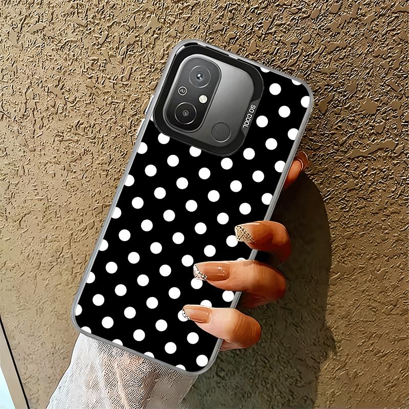 Polka Dots Art Fashion Desgin Shockproof Phone Case for Xiaomi Poco X7 X6 X5 X3 Pro F7 Ultra M8 Redmi 15C 15 14C 13C 12C 10C 13