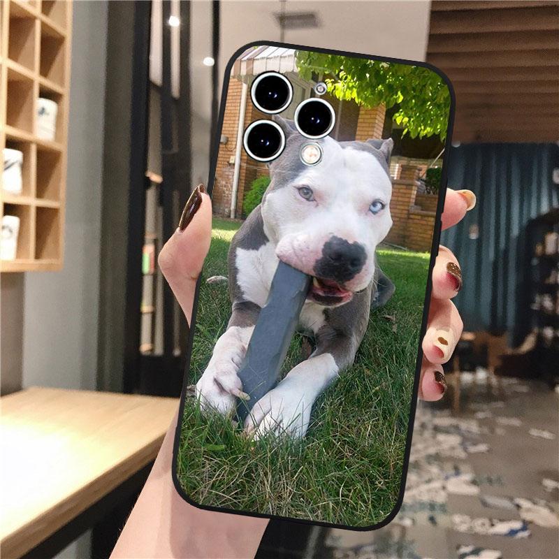 Phone Case Carcasa Funda For iPhone 17 Pro Max 17 Air 16 15 14 13 Pro Max 15 16 Pro 15Plus Pitbull Terrier Dog