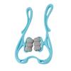 6 Wheel Neck Massager Manual Cervical Spine Massager Acupoint Pressing Massage Roller Tool for Home Use Blue