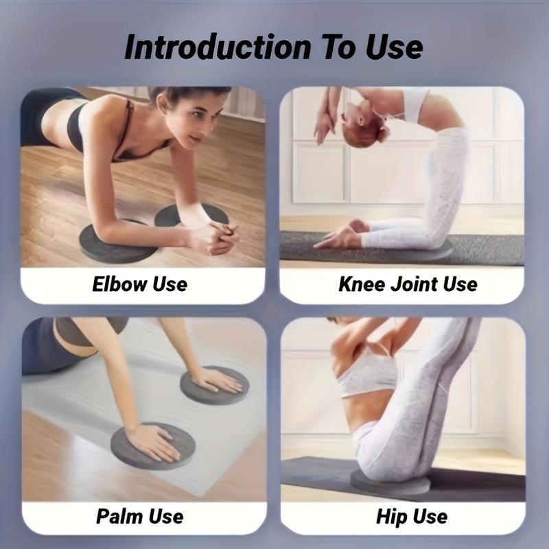 2Pcs Yoga Knee Pad, Yoga Knee Pad Thick Exercise Pad for Knee Elbow, Pilates Kneeling Pad