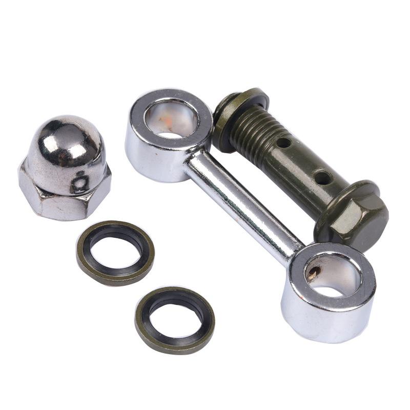 Motorcycle Hydraulic Brake Oil Hose Connector Modification Extension Tubing For Honda Kawasaki Ducati