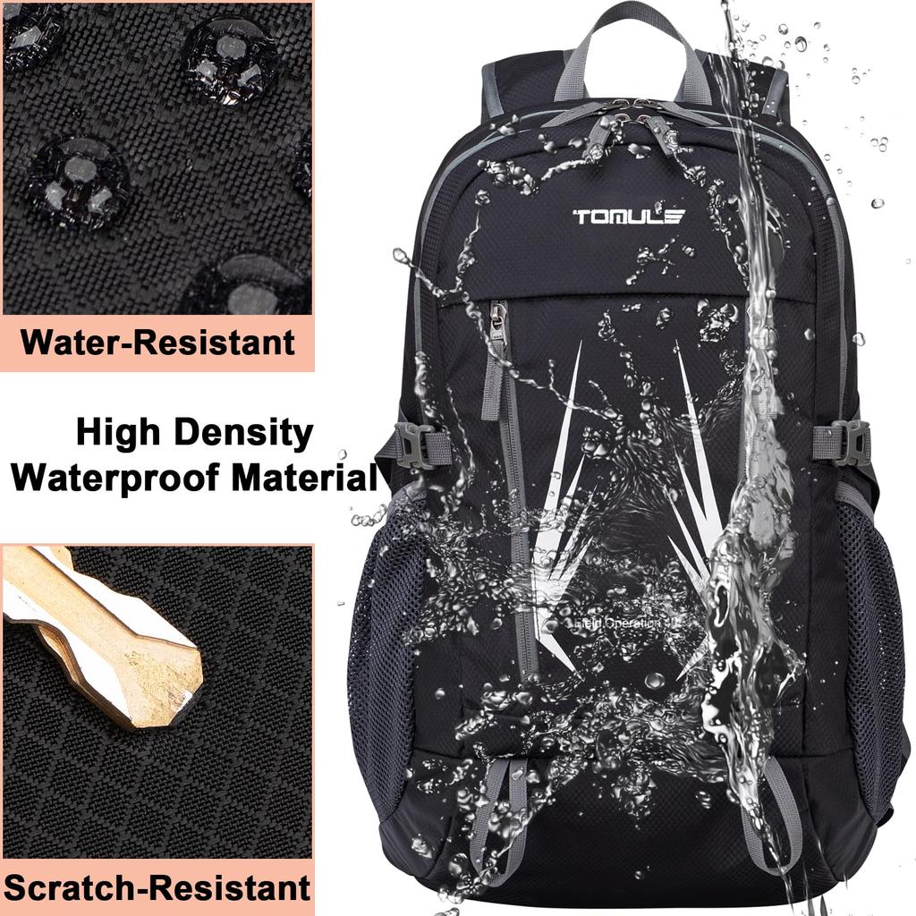 Hiking Outdoor Large Emergency Lightweight Small Backpack for Travel 40L [TOMULE] Backpack, Backpack, Foldable, Capacity, Waterproof, Backpack,