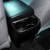 for 12-15 Toyota Tacoma interior modified piano black rear center cup holder decoration sticker