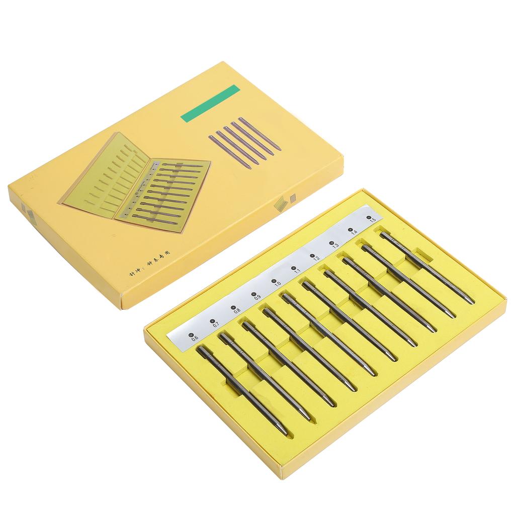 10pcs Steel Watch Hands Presser 0.6-1.5mm Setting Fitting Tool for Watchmaker Repairing Shops