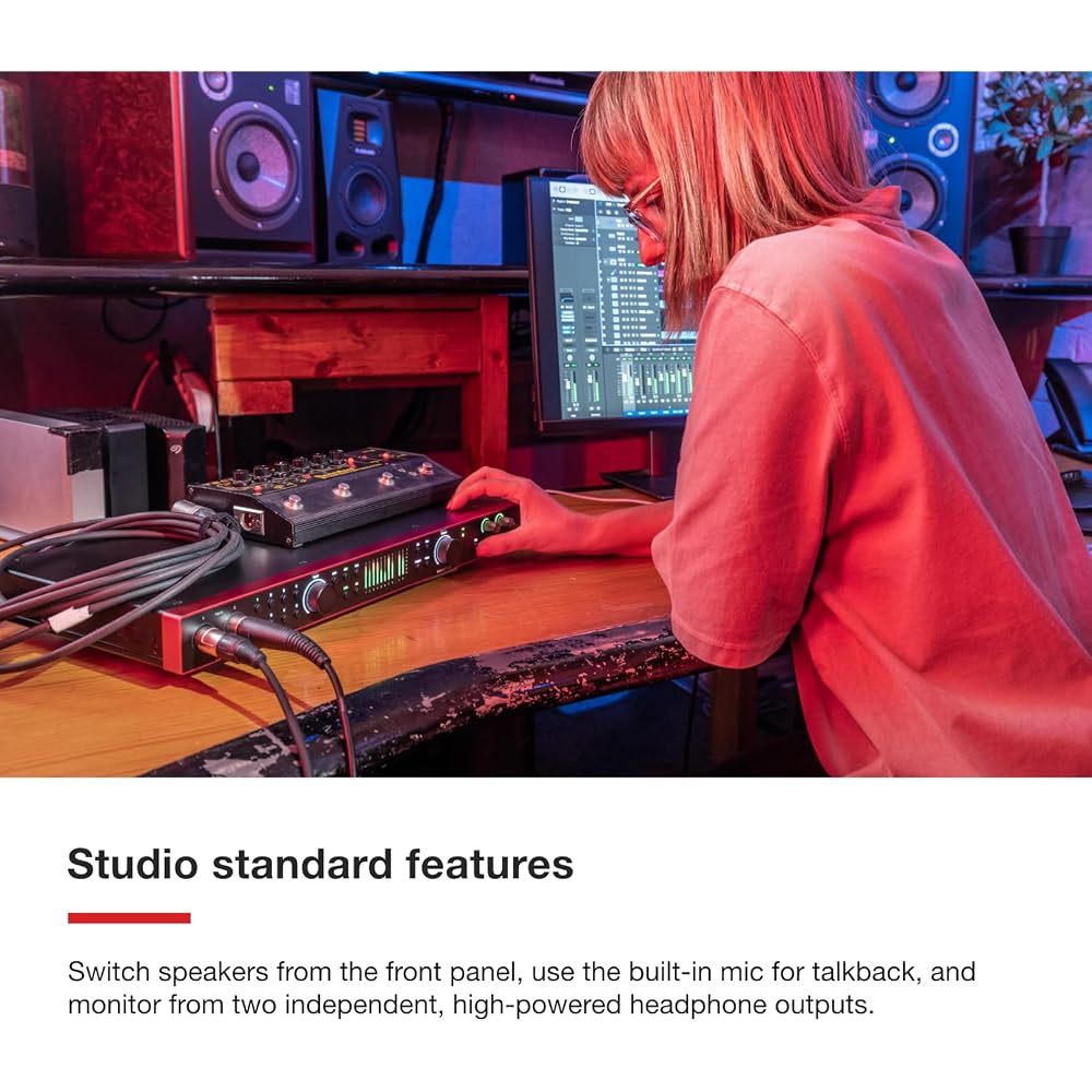 Focusrite Scarlett 18i20 (4th Gen) 18in 20out Audio Interface 4th Generation Focus Light