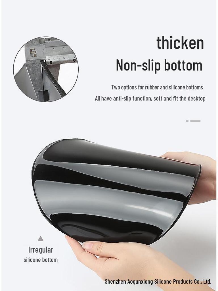 Memory Foam Mouse Pad with Silicone Wrist Support - Available In Large, Medium, and Small Sizes