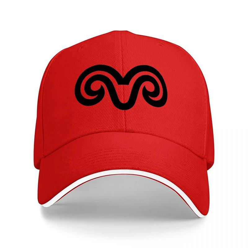 Black Baseball Cap with Abstract Wave Design Logo Fashionable Streetwear Accessory for Men and Women Casual Outdoor Wear Style