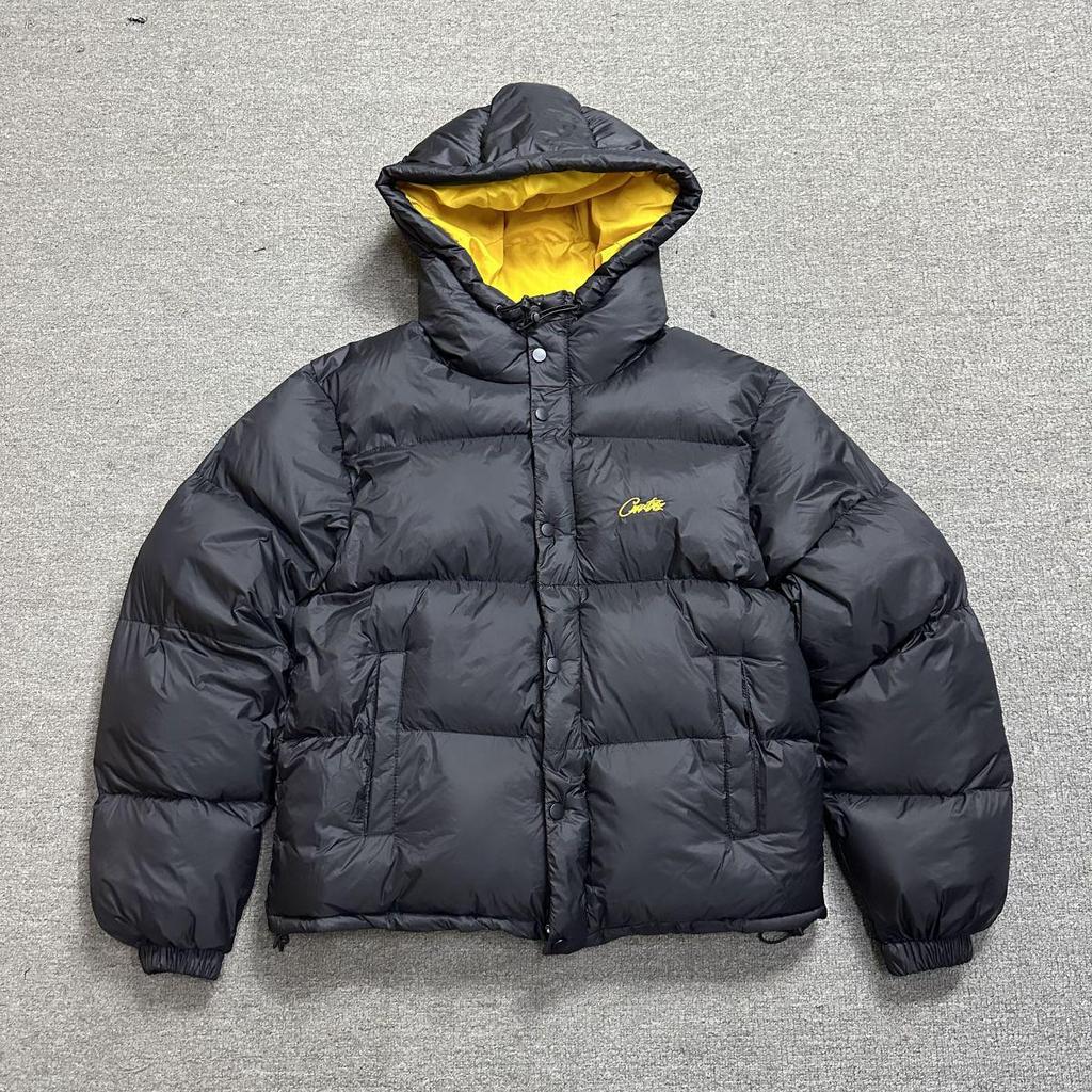 Men's Corteiz Alcatraz Trendy Thick Hooded Jacket - Warm & Loose Fit