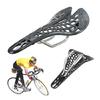 Carbon Fiber Bike Seat Breathable Shock Absorption Hollow Cycling Saddle Seats