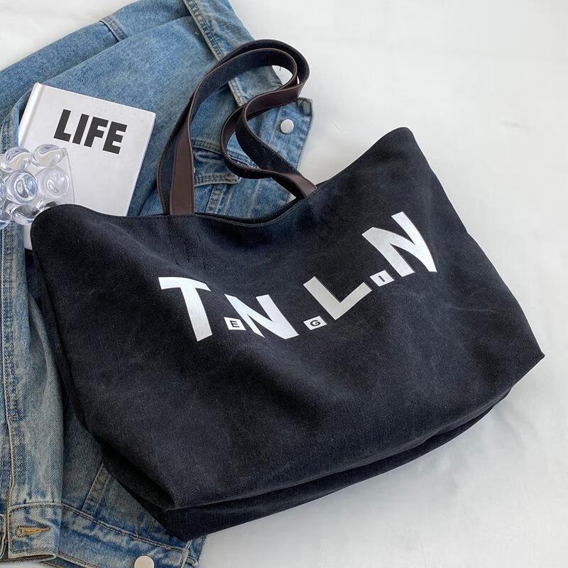 Gureide Women's Large Capacity Canvas Shoulder Tote Bag