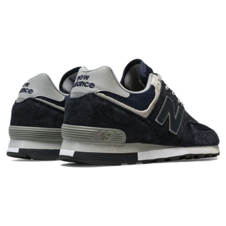 New Balance Nb 576 Sports Mesh Low-Top Casual City Commuting Running Shoes Unisex Sneaker Black Blue OU576PNV
