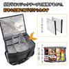 Yushang Insulated Delivery Lunch with 2 Dividers Bag, Eco-Friendly Bag, Lightweight, Waterproof, Commercial-Grade Durability, Foldable,