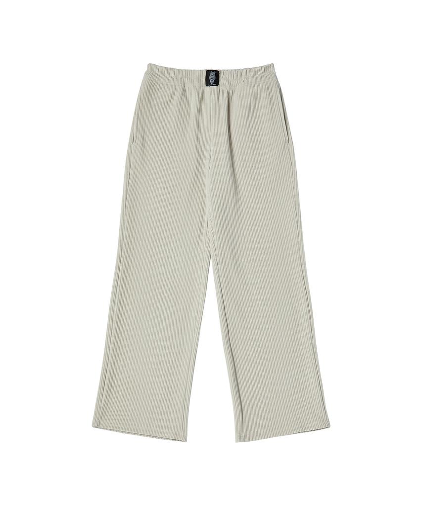 AWESOME STUDIO Corduroy Velour Sweatpants Light Beige