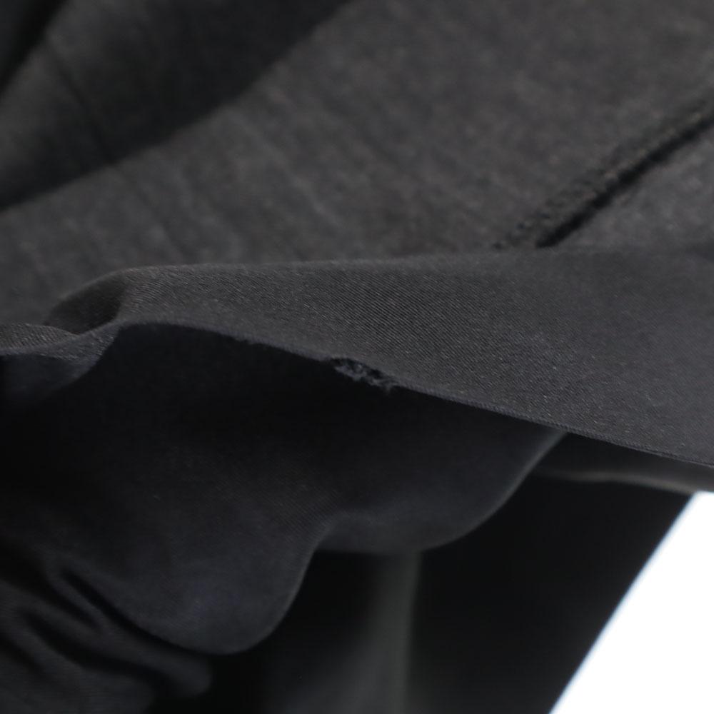 Chanel Midi Length Tight Skirt Charcoal Gray Women Used