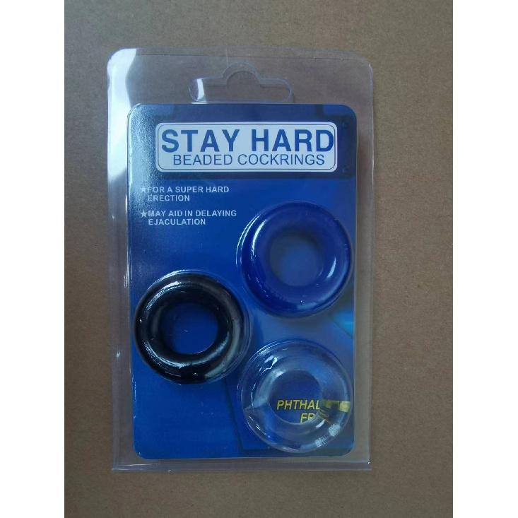 Men's Horseshoe Ring Three Colors Delay Ring Sexy Lantern Ring Smooth with Beads Three Optional Adult Sex Product