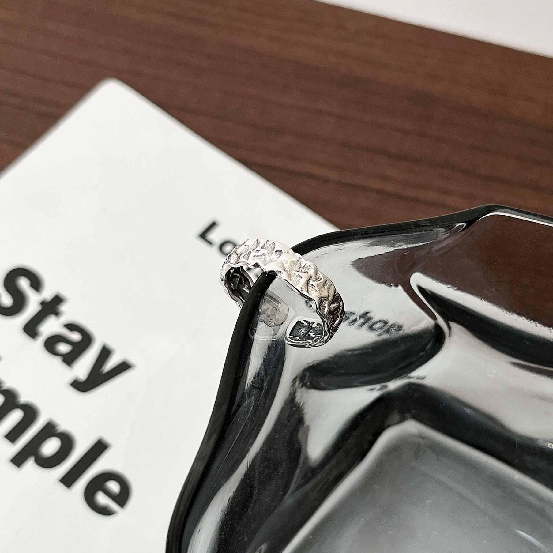 

Открытое кольцо из серебра 925 пробы «Свиной нос» - Женский роскошный нишевый дизайн, Изысканный стиль высокого класса