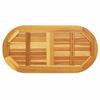 Table Top Oil Natural 90 x 45 x 2 cm Solid Acacia Wood