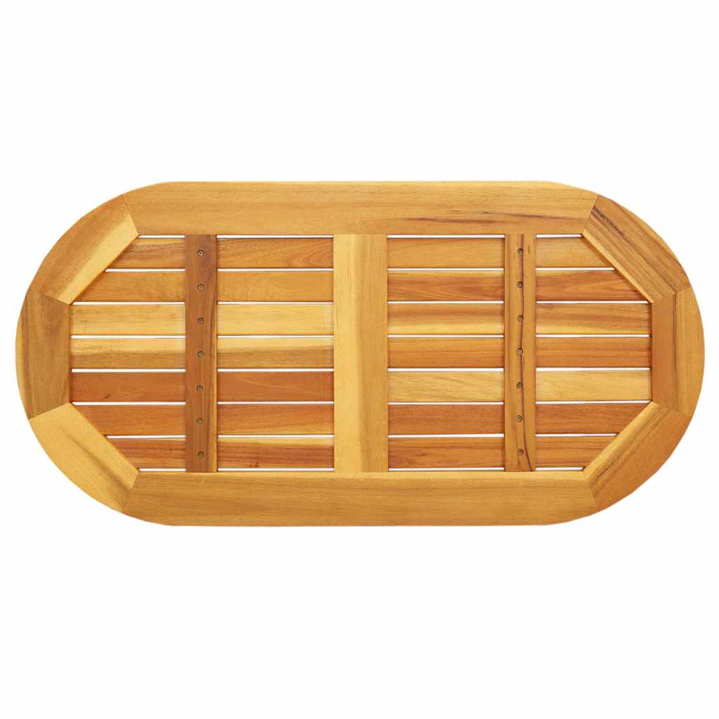 Table Top Oil Natural 90 x 45 x 2 cm Solid Acacia Wood