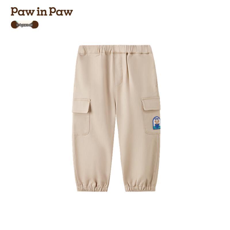 PawinPaw Boy s Cartoon Bear Loose Overalls 100