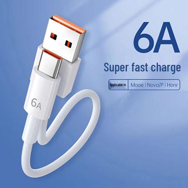 240W Dual Type-C Liquid Silicone Data Cable for Apple 15/16, Huawei, Honor, Xiaomi - Super Fast Charging