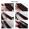 5 Stück Auto Frontklappe Kühlergrill Reflektierender Aufkleber Streifen für VW Golf 6 7 Tiguan Polo GTI Auto Außen Styling Dekoration Zierleiste Aufkleber