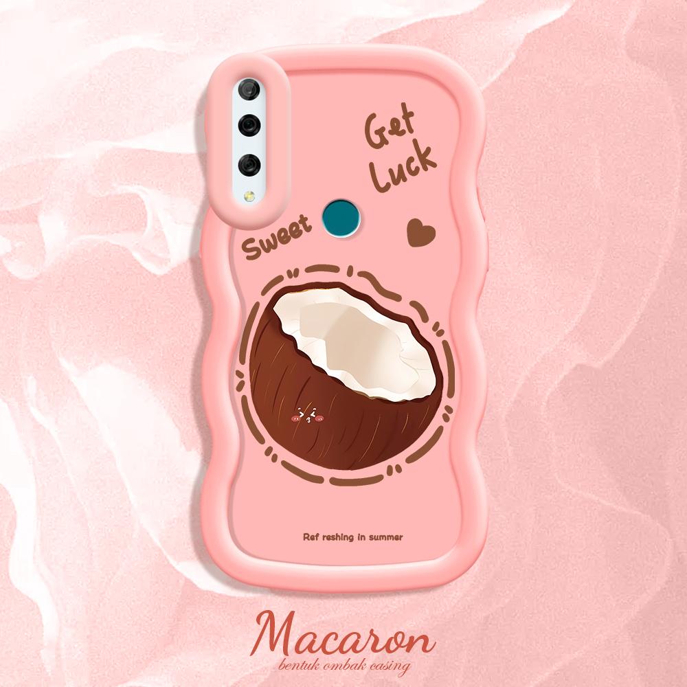 Painted Pattern Big Wave Edge Soft Silicone Material Macaron Phone Case Shockproof Protective Rubber Casing for iPhone Huawei Honor Infinix Tecno