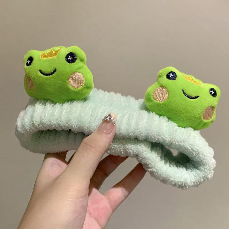 Cute Cartoon Plush Hair Tie Headband - Women's Makeup & Face Wash Accessory