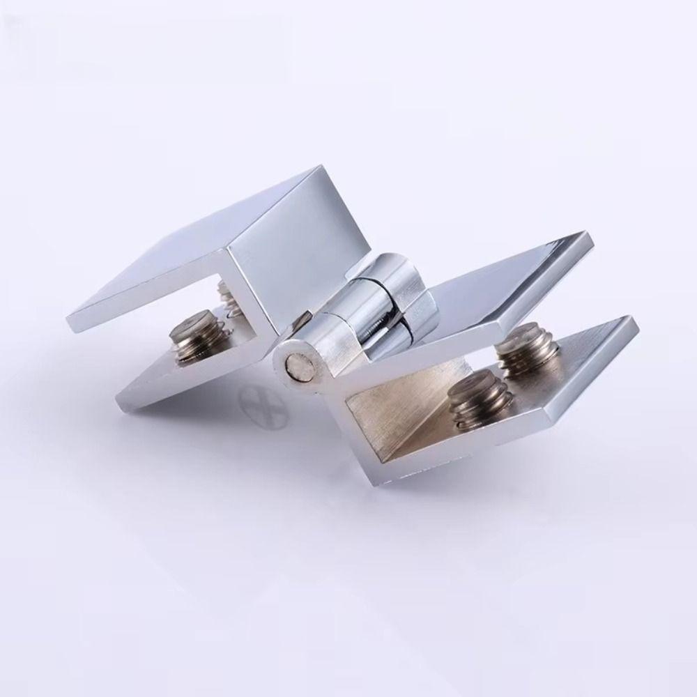 Frameless Design Shower Door Hinges Zinc Zinc Zinc Alloy Cabinet Door Hinge Glass Clamp  Wine Cabinet
