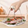 2Pcs Kitchen Stainless Steel Anti-Scalding Clips Portable Bowl Clamp Non-Slip Pan Gripper Kitchen Pot Clips Cooking Baking Tool