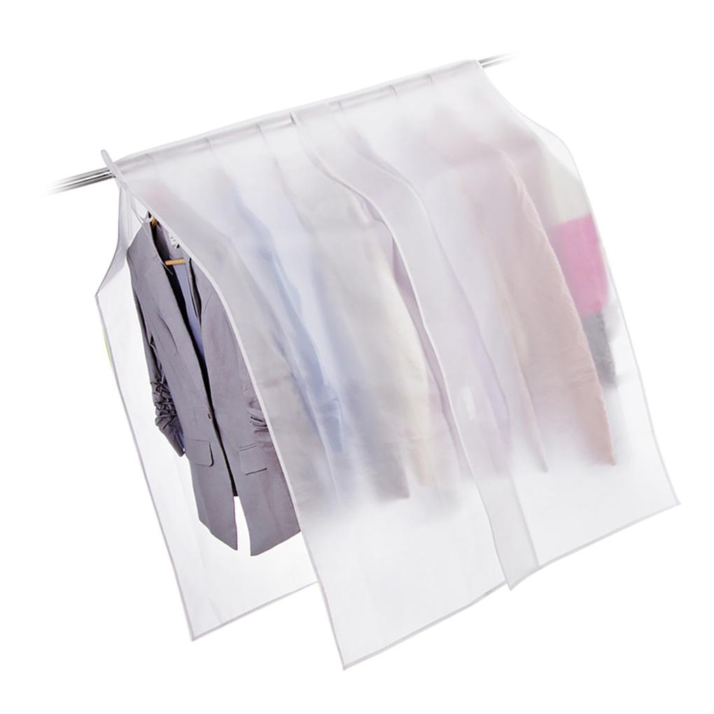 

Fashionable Clear Clothes Shoulder Rack Cover Removable Protector Dust Cover Organizer Extended Belt Large Capacity Clothes