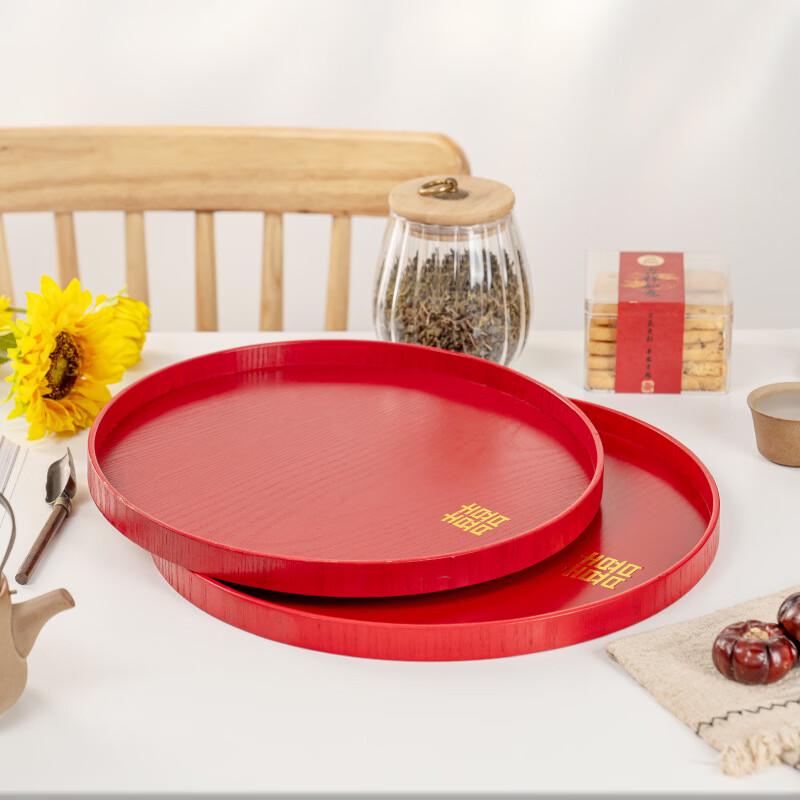 Čínské dřevěné servírovací podnosy Fengzhi