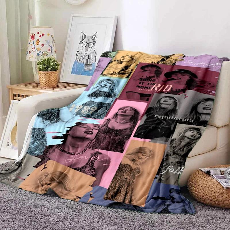 3D S-Swift Fashion Blanket,Soft Throw Blanket for Home Bedroom Bed Sofa Picnic Travel Cover Blanket Kids Gift